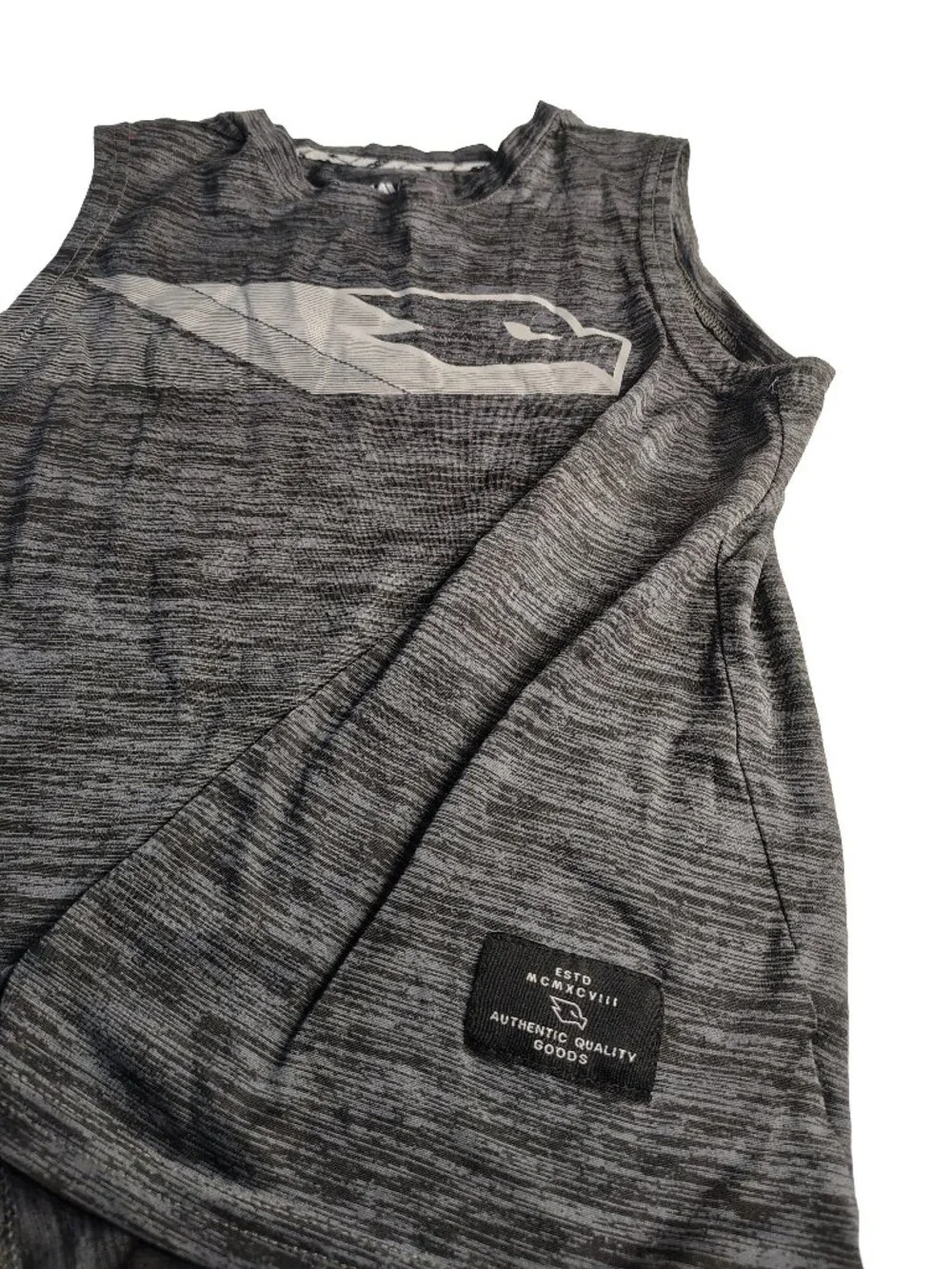 Boy's Medium Static Gray Polyester Tony Hawk Branded Tank Top